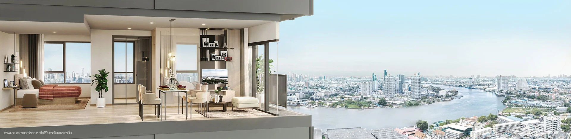 New High-Rise River View Condo at Charoen Nakhon Road, Thon Buri-10