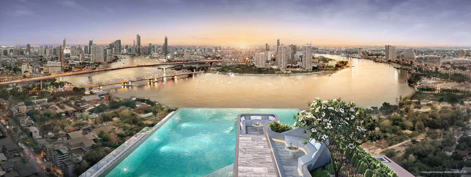 New High-Rise River View Condo at Charoen Nakhon Road, Thon Buri-3