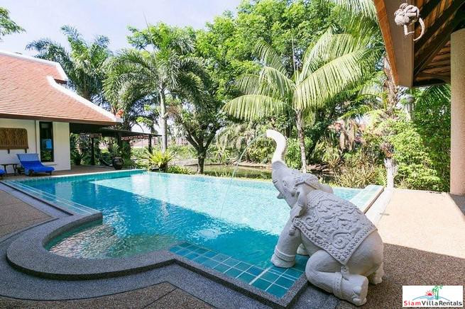 Nai Harn Baan Bua // 3 Bed + 1 office 3 bathroom Canal View Pool Villa In 10 Mins to Nai Harn beach-16