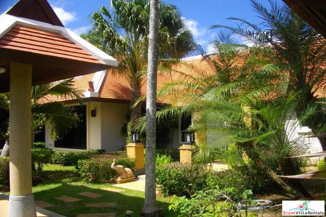 Nai Harn Baan Bua // 3 Bed + 1 office 3 bathroom Canal View Pool Villa In 10 Mins to Nai Harn beach-2