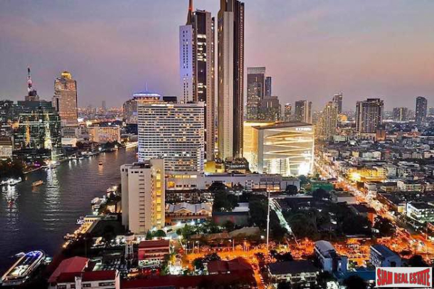 Baan ChaoPhraya Condominium | Large 1+ 1 Bedroom Condo, & Big Balcony with Views of Chao Phraya River for Sale in Krung Thonburi-6