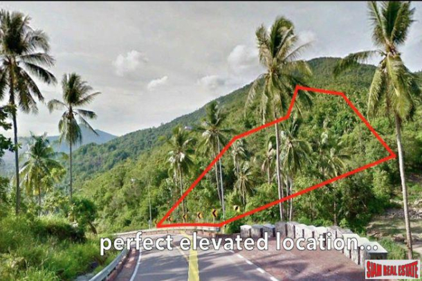 Sea View 4 Rai Land Plot for Sale in Tropical Exoctic Koh Phangan-4