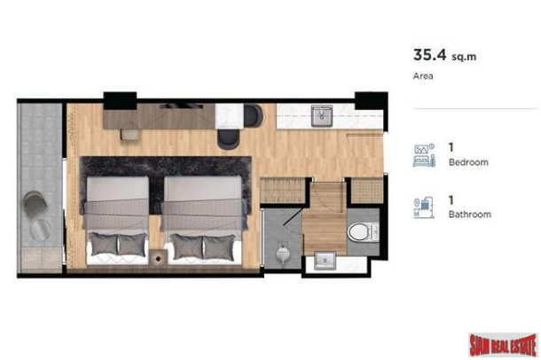 New Studios, 1 & 2 Bedroom Condos for Sale only 300 meters to Kata Beach-17