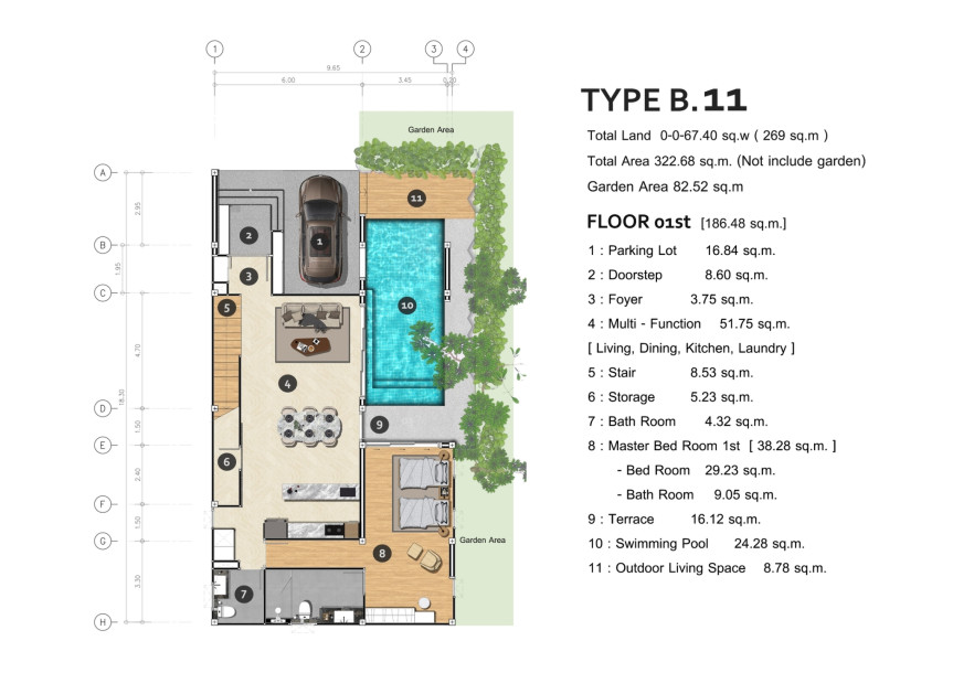 Serenity Cove: Enchanting 3 Bedroom Villa Retreat with Private  Pool, Lush Gardens, and Breathtaking Views in Chalong-17